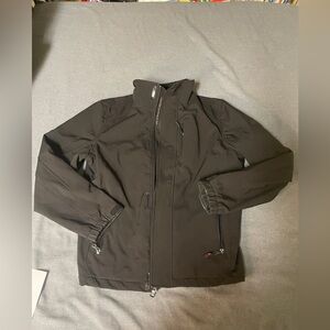 Calvin Klein Mens Softshell Water Resistant Wind Protection Black Jacket. Small